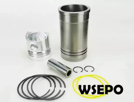 Качество OEM! Втулка цилиндра + поршень (6 шт.) в комплекте для вихревой камеры ZS1100, 4-тактный дизельный двигатель с водяным охлаждением