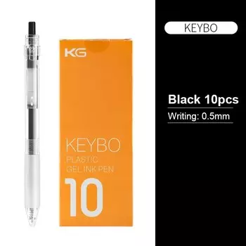 KACO гелевая ручка 0,5 мм черная