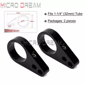 Кафе Racer 1 "25 мм 1-1/4" 32 мм двойные отверстия тормозной муфты дроссельной заслонки троса провода зажим фиксатор Кронштейн Держатель для Harley Sportster