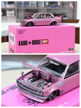 Kaido House MINIGT // 091 1:64 Datsun 510 Nismo V1 Коллекционная модель автомобиля из сплава подарок