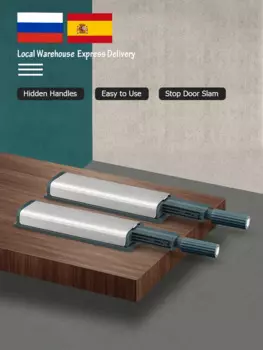 KAK 10 шт. фиксаторы шкафа скрытые ручки из нержавеющей стали