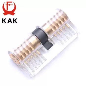 Тренировочные замки KAK PL6 прозрачные медные