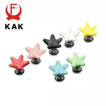 Ручки для ящиков KAK керамические starfish