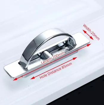 KAK Tatami скрытые дверные ручки, цинковый сплав, черные/серебристые