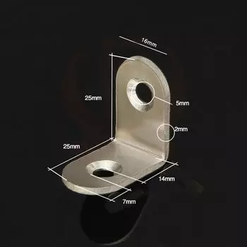 KAK Угловые кронштейны из нержавеющей стали 10 шт