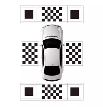 Калибровочная салфетка с автоматическим возвращением для автомобиля 360° ° Ткань для отладки панорамной системы изображений, ткань для калибровки коррекции 2D 3D