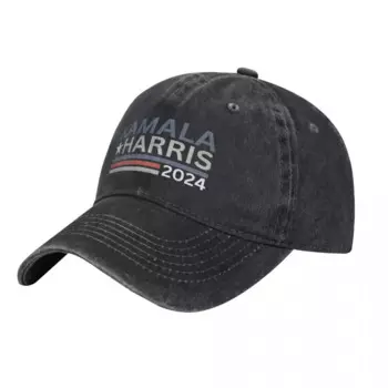 Kamala Harris 2024, 47-й президент США, мытая бейсболка, повседневные шляпы для президентских выборов США, солнцезащитные бейсболки