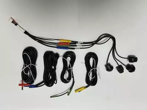 Камера 360 градусов, 1080P, AHD, правая + левая + фронтальная + камера заднего вида, подходит для Android, мультимедийный экран, встроенная система 360