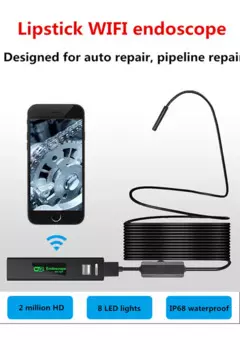 Камера-эндоскоп с Wi-Fi, Usb, 1200P, 8 мм, 8 светодиодов