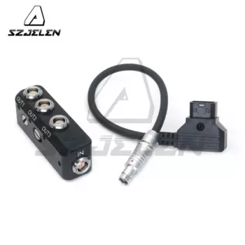 Камера Арри RS 3-контактный разъем для 3 X RS 3-контактный разъем питания Кабель-Адаптер Распределительная коробка с резьбовым креплением 1/4"