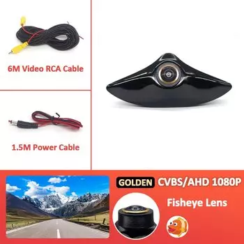 Камера CCD AHD 1080P с передним креплением и логотипом «рыбий глаз» для Mazda 2 3 5 6 8