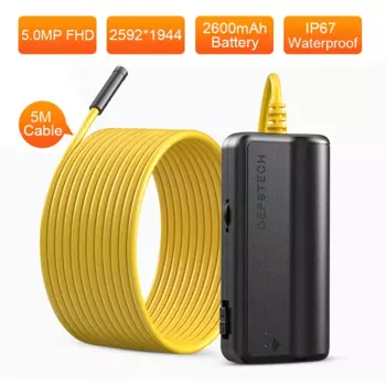 Камера-Эндоскоп DEPSTECH, 5 Мп, FHD, IP67, 6 светодиодов