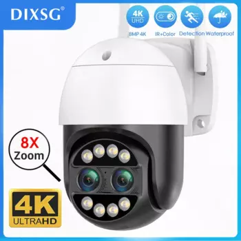 Камера Наружного видеонаблюдения, 4K, Wi-Fi, 4 МП, 8 МП