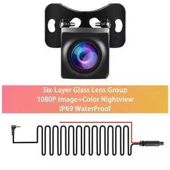 Камера Podofo AHD для Smart Screen Player Android автомобильный монитор IP69 водонепроницаемый 160 ° Широкий угол 1920*1080P камера заднего вида