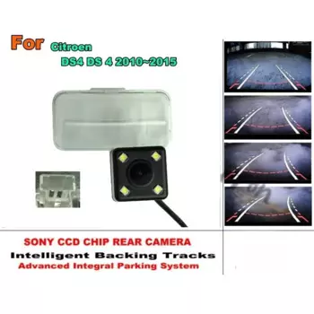 Камера Smart Tracks Chip/для Citroen DS4 DS 4 2010 ~ 2015 CCD HD Интеллектуальная динамическая парковочная камера заднего вида для автомобиля