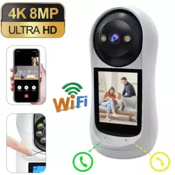 Камера видеонаблюдения 8 Мп, 4k, Wi-Fi