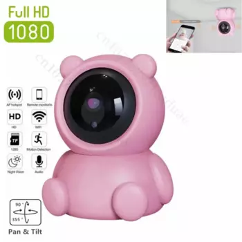 Камера видеонаблюдения Тедди с функцией автослежения, 1080P, Wi-Fi