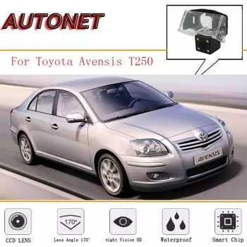 Камера заднего вида AUTONET для седанов Toyota Avensis T250, T270, 2003 ~ 2009, CCD, ночное видение, резервная камера, номерной знак
