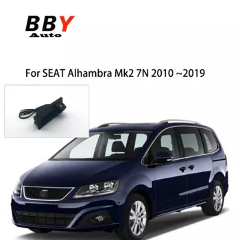 Камера заднего вида BBY с ручкой багажника для сиденья Alhambra Mk2 7N 2010 ~ 2019 OEM автомобильная резервная камера заднего вида для парковки
