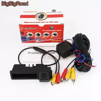 Камера заднего вида BigBigRoad, водонепроницаемая, для Audi A6, C6, 4F, S6, RS6 2005-2011/ Audi Q7, 4L 2005-2015