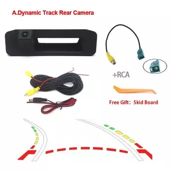 Камера заднего вида CCD HD «рыбий глаз» для Mercedes Benz GLK Class X204 2013 2014 2015, ручка багажника автомобиля, монитор парковки заднего вида