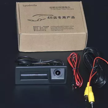 ДЛЯ Audi A4 B8 B9 A4L 2015~2020 2021 2022 2023 2024 A3 S3 8V 8P A5 S5 Q3 Q5 A6 A8 Q7 2017~2020 Камера заднего вида с ручкой багажника HD