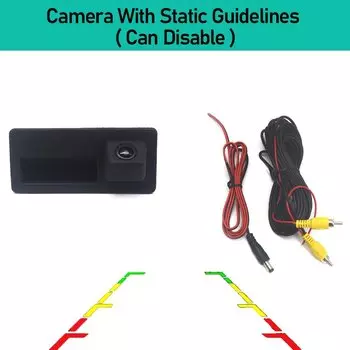 Камера заднего вида для Audi Q3 8U 2011 2012 2013 2014 2015 2016 2017 2018 Ручка багажника Водонепроницаемая парковочная камера заднего вида