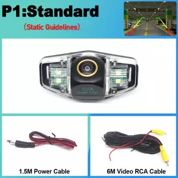 Камера заднего вида для Honda Accord 7 2002 2003 2004 2005 2006 2007 Золотая CCD камера ночного видения резервная камера номерного знака камера