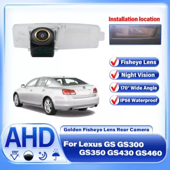 Камера заднего вида для Lexus GS GS300 GS350 GS430 GS460 GS450h 2005 ~ 2011 CCD AHD камера ночного видения для парковки