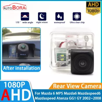 Камера заднего вида для Mazda 6 MPS Mazda6 Mazdaspeed6 Mazdaspeed Atenza GG1 GY 1080 ~ 2002