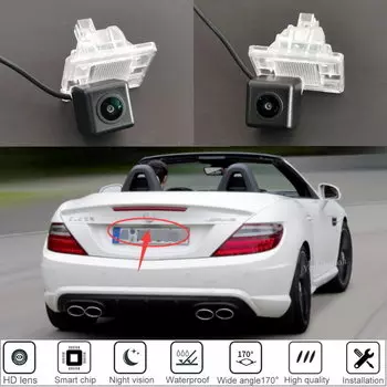 Камера заднего вида для Mercedes Benz SLK SLC Class R172, камера заднего вида с функцией ночного видения для Mercedes Benz Vito W447
