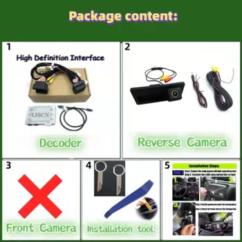 Камера заднего вида для помощи при парковке для Audi A3 S3 RS3 8v 8p 2012-2020, оригинальный экран Plug & Play, передняя задняя резервная камера ночного видения