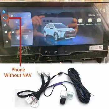 Камера заднего вида для Toyota Corolla Cross/Corolla Cross Hybrid/2023 ~ 2025 Китайская версия FAW OEM-блок с добавлением резервной парковочной камеры