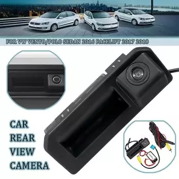 Камера заднего вида для VW Vento Polo Sedan Facelift 2017 - 2019