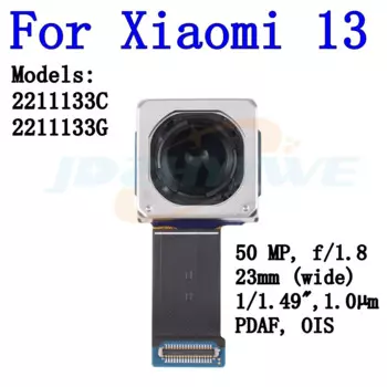 Камера заднего вида для Xiao mi 13 Pro Mi 13 Mi13 Pro, модуль основной задней камеры заднего вида, гибкий кабель, запасные части для замены
