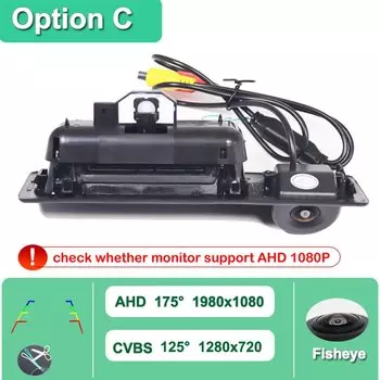 Камера заднего вида GAYINTT, AHD 170 P, 1080 °, для BMW 5 series F10 F11 3 series F30 F31 F32 X3 F25