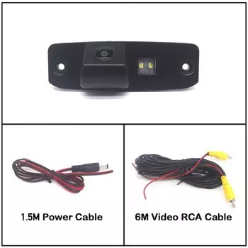 Камера заднего вида HD, RCA для Kia Ceed SW ED 2006, 2007, 2008, 2009, 2010, 2011, 2012, камера резервного парковочного номерного знака