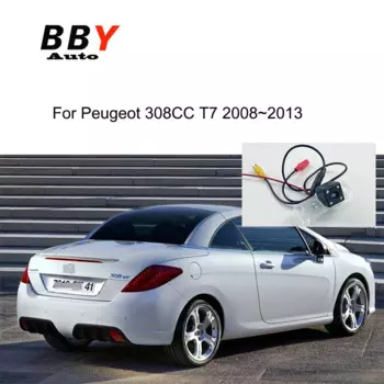 Камера заднего вида ночного видения IP67 для Peugeot 308CC T7 2008 ~ 2013, Автомобильная камера заднего вида