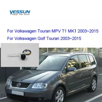 Камера заднего вида «рыбий глаз» для Volkswagen Touran MPV T1 MK1/Golf Touran 2003 ~ 2015 AHD 720P, камера заднего вида для парковки номерного знака