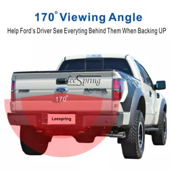 Камера заднего вида с эмблемой вторичного рынка для Ford 2004-2016 F150 F250 F350 F450 F550 (разъем RCA)