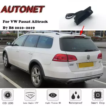 Камера заднего вида с ручкой и функцией ночной съемки для Volkswagen VW Passat Alltrack B7 B8 2010 ~ 2019