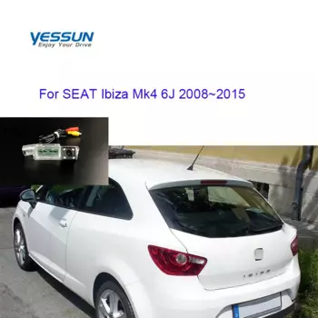 Камера заднего вида Yessun для SEAT Ibiza Mk4 6J 2008 2009 2010 2011 2012 2013 2014 2015 CCD резервная камера/камера номерного знака автомобиля