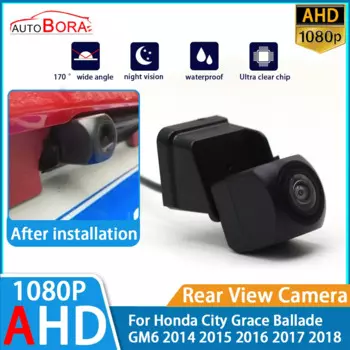 Камера заднего вида ZhuCamX AHD 1080P для Honda City Grace Ballade GM6 2014 2015 2016 2017 2018