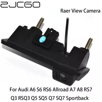 Камера заднего вида ZJCGO CCD для Audi A6 S6 RS6 Allroad A7 A8 RS7 Q3 RSQ3 Q5 SQ5 Q7 SQ7