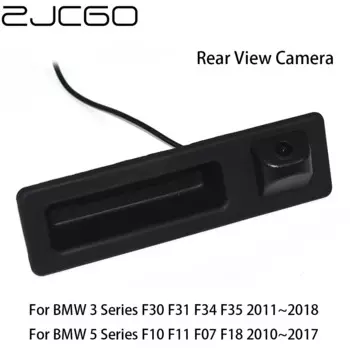 Камера заднего вида ZJCGO с ручкой для багажника BMW 3 5 Series F30 F31 F34 F35 F10 F11 F07 F18 2011 ~ 2018