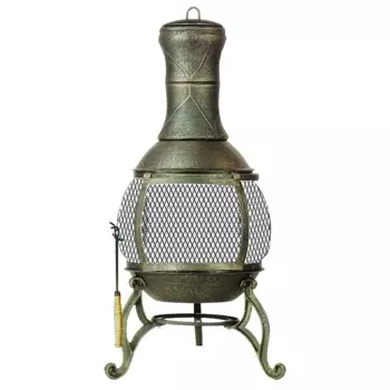 Камин чугунный chimenea для наружного отопления