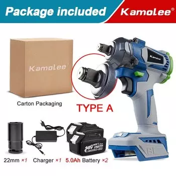 Kamolee 1200N.M Бесщеточный электрический гайковерт