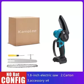 Kamolee Бесщеточная электрическая цепная пила 24В для аккумулятора Makita 18В