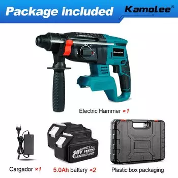 Kamolee Бесщёточная аккумуляторная ударная дрель