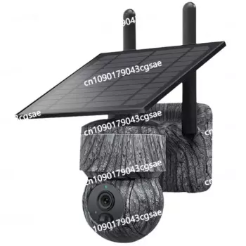 Камуфляжная Солнечная камера 4G с низким энергопотреблением, высокое разрешение, полноцветная Солнечная камера видеонаблюдения